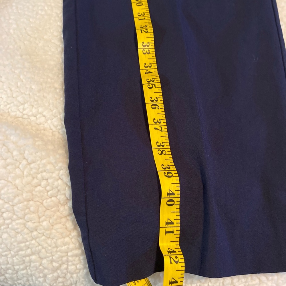 Lane Bryant Women’s Deep Blue Dress Pants elastic waist.  22 regular - Picture 5 of 9